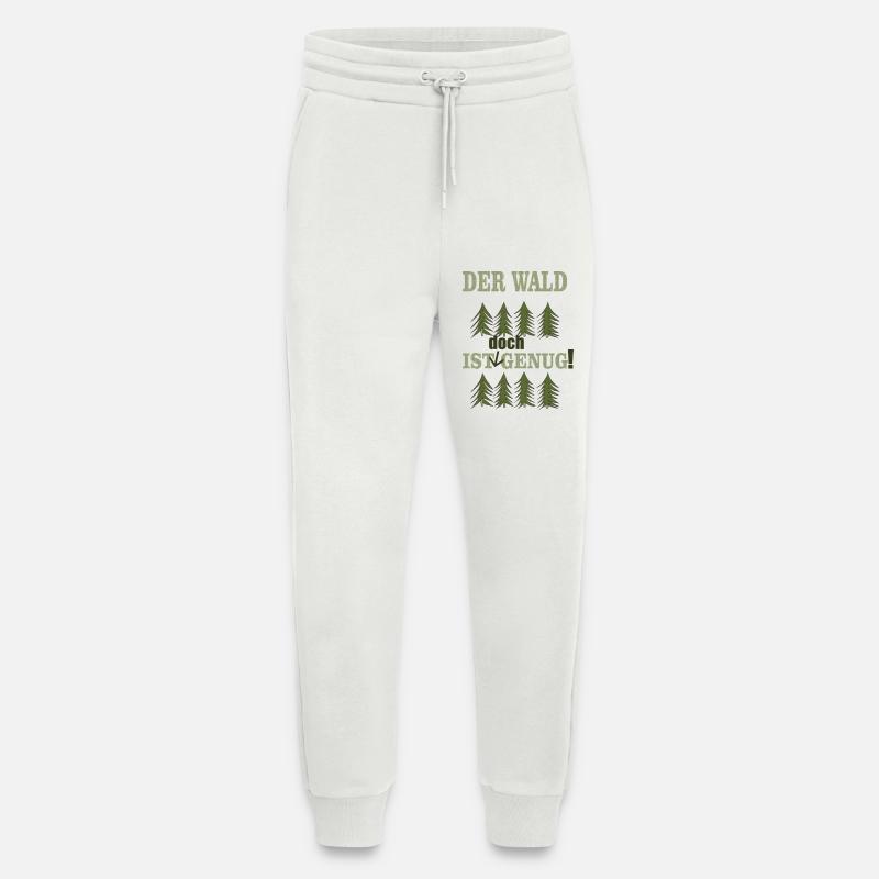 der wald ist doch genug - Jogginghose - made by SPREAD - OFF WHITE