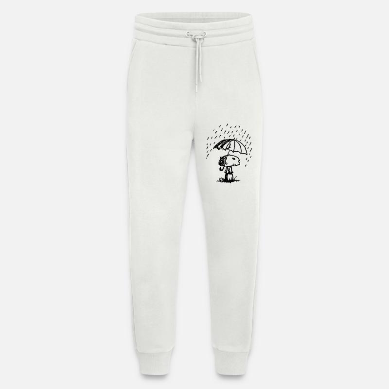 Pilze im Regen - Jogginghose - made by SPREAD - OFF WHITE