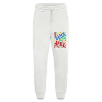 t-shirt Afra word cloud t-shirt gift idea t-shirt - Jogging Pants - made by SPREAD  - OFF WHITE - Front