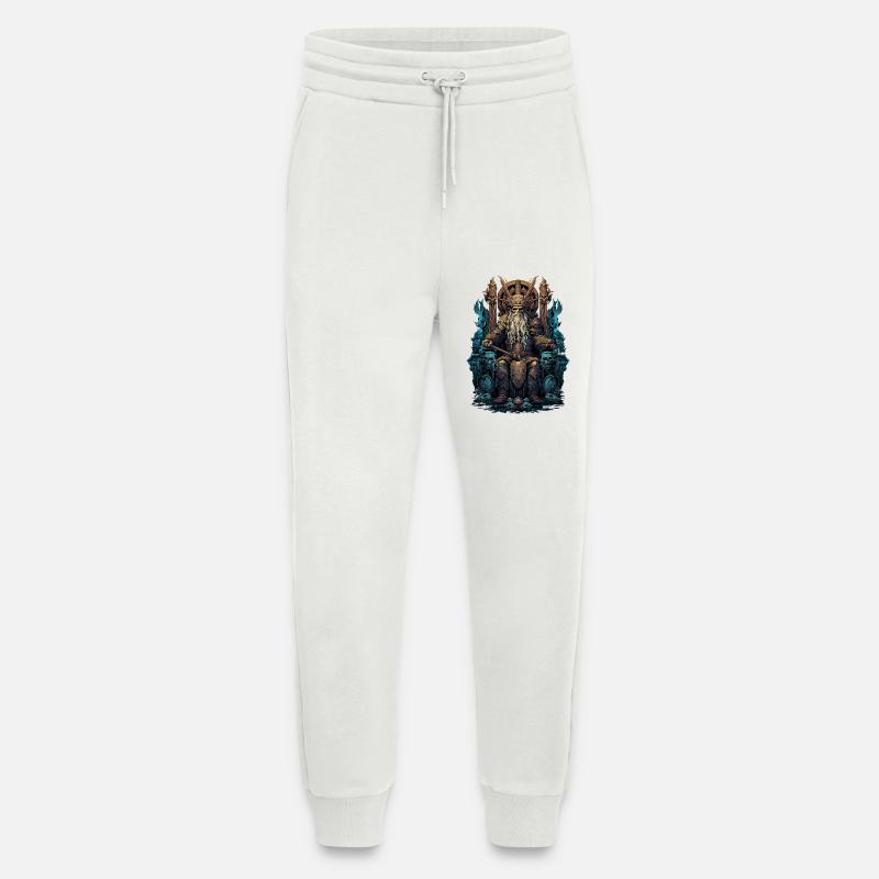 Vikings Odin Sons Throne Valhalla Valhalla - Jogging Pants - made by SPREAD  - OFF WHITE