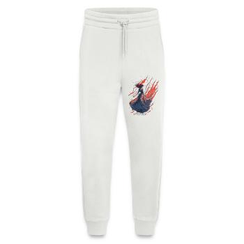 Ghost fau - Jogging Pants - made by SPREAD  - OFF WHITE - Front