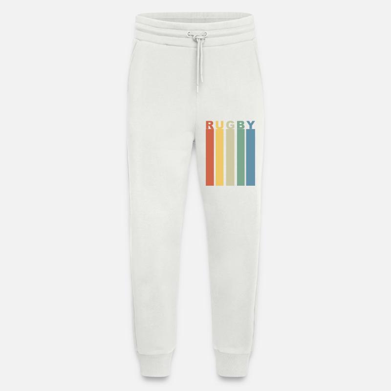 Retro-Rugby-Band mit vertikalen Farben - Jogginghose - made by SPREAD - OFF WHITE