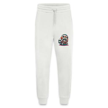Waschbär-Kassetten-Kopfhörer - Jogginghose - made by SPREAD - OFF WHITE - Vorne