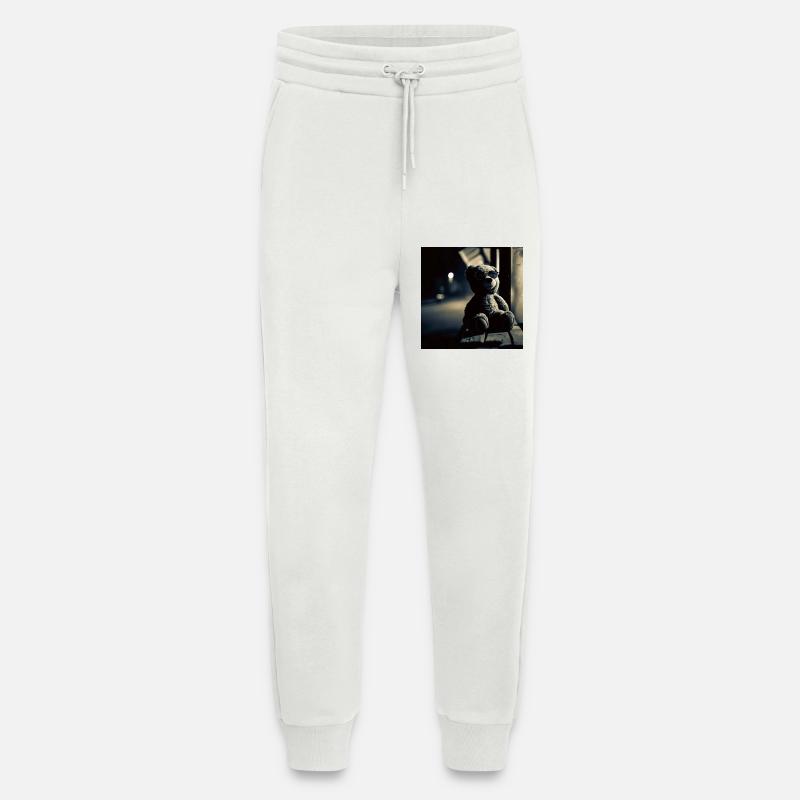 Teddy Noir - Jogginghose - made by SPREAD - OFF WHITE