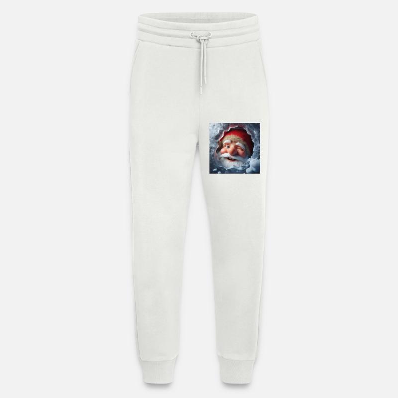 Imp looking through ice laughing - Jogging Pants - made by SPREAD  - OFF WHITE