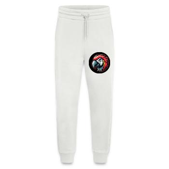 Papagei Comic Kopf bunt - Jogginghose - made by SPREAD - OFF WHITE - Vorne