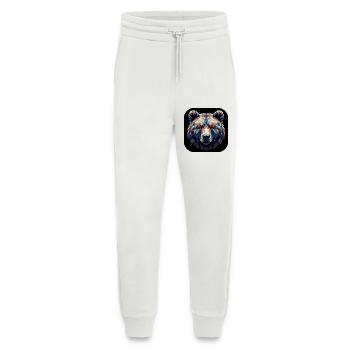Bear Head Polygon Multicolored - Jogging Pants - made by SPREAD  - OFF WHITE - Front