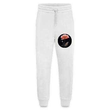 Poppy, poppy, flower, red, orange - Jogging Pants - made by SPREAD  - OFF WHITE - Front