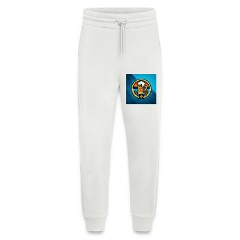 Logo de la bière 4 - Pantalon de jogging bio décontracté fabriqué en UE - OFF WHITE - Devant
