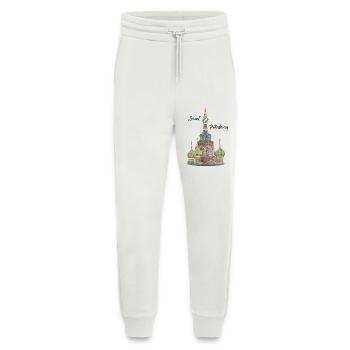 St. Petersburg, Church, Russia, Hand Drawing - Jogging Pants - made by SPREAD  - OFF WHITE - Front