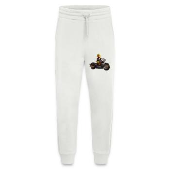 Bick Biker - Pantalon de jogging bio décontracté fabriqué en UE - OFF WHITE - Devant