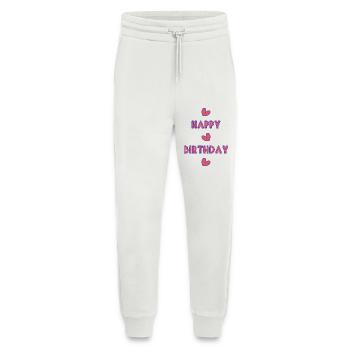 ANNIVERSARY. HAPPY BIRTHDAY. HAPPY BIRTHDAY. - Jogging Pants - made by SPREAD  - OFF WHITE - Front