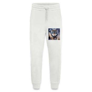 Loup - Pantalon de jogging bio décontracté fabriqué en UE - OFF WHITE - Devant