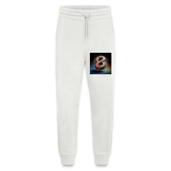 Symbole 1 - Pantalon de jogging bio décontracté fabriqué en UE - OFF WHITE - Devant