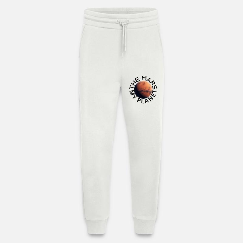 Marsoberfläche mit Kratern - Jogginghose - made by SPREAD - OFF WHITE