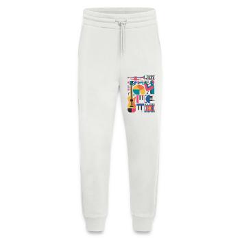 Colorful music-themed design - Jogging Pants - made by SPREAD  - OFF WHITE - Front