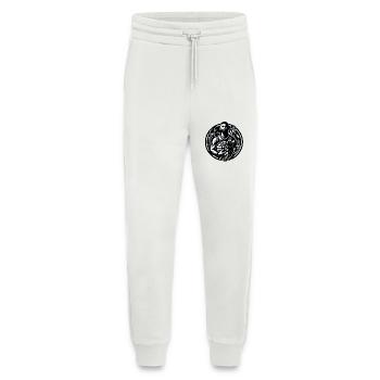 Sports de basket-ball - Pantalon de jogging bio décontracté fabriqué en UE - OFF WHITE - Devant