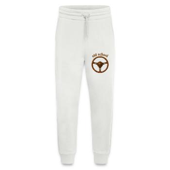 volant old school - Pantalon de jogging bio décontracté fabriqué en UE - OFF WHITE - Devant