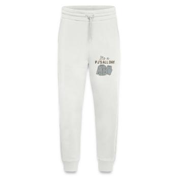 PJ’S All Day – Farniente en pyjama - Pantalon de jogging bio décontracté fabriqué en UE - OFF WHITE - Devant