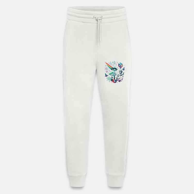 Gedankenblüte - Jogginghose - made by SPREAD - OFF WHITE