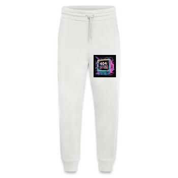 Neon 404: Lack of Feelings in the Digital World - Jogging Pants - made by SPREAD  - OFF WHITE - Front