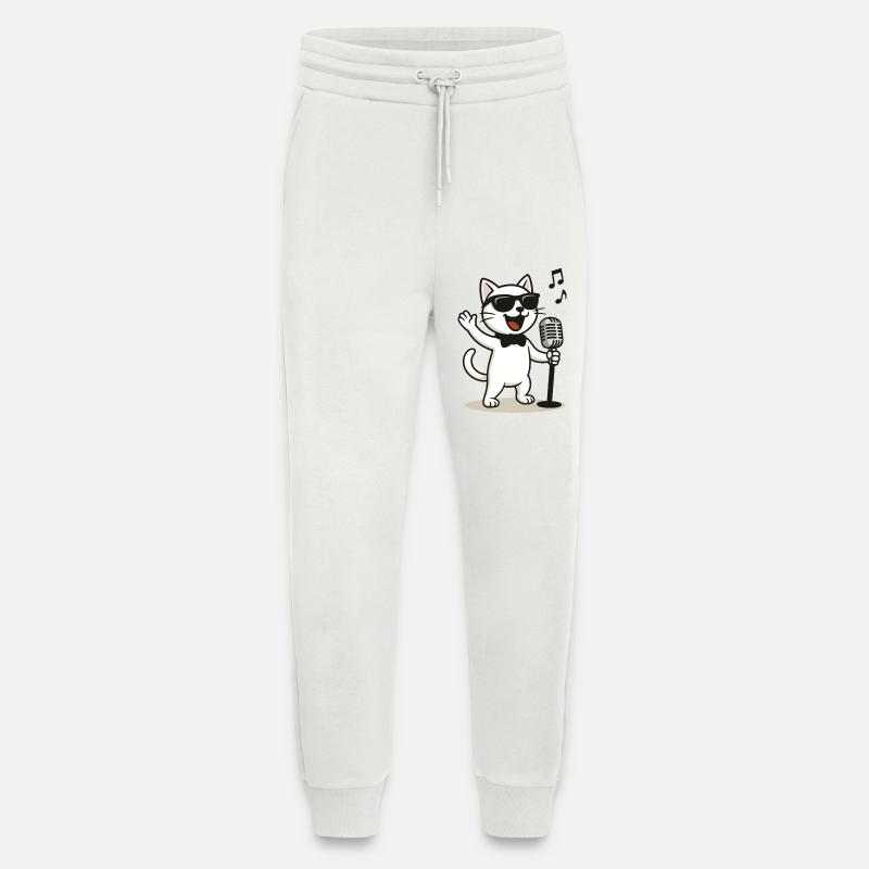 Rock'n'Roll Kitty - Jogginghose - made by SPREAD - OFF WHITE