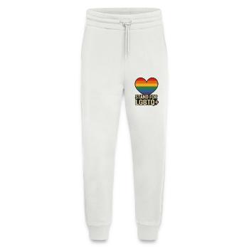 Pride Heart LGBT Support Design - Jogging Pants - made by SPREAD  - OFF WHITE - Front