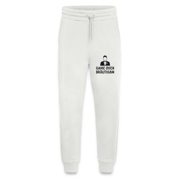 Hochzeit Bräutigam Game Over - Jogginghose - made by SPREAD - OFF WHITE - Vorne