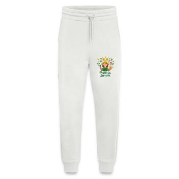 Reine du jardin - Pantalon de jogging bio décontracté fabriqué en UE - OFF WHITE - Devant