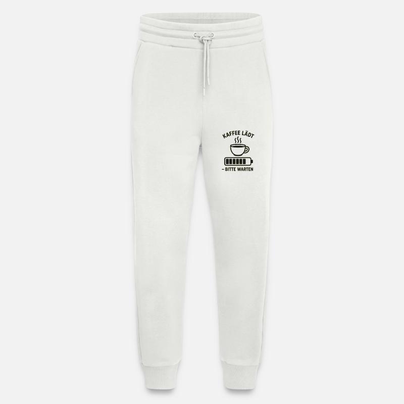 Kaffee lädt – bitte warten - Jogginghose - made by SPREAD - OFF WHITE