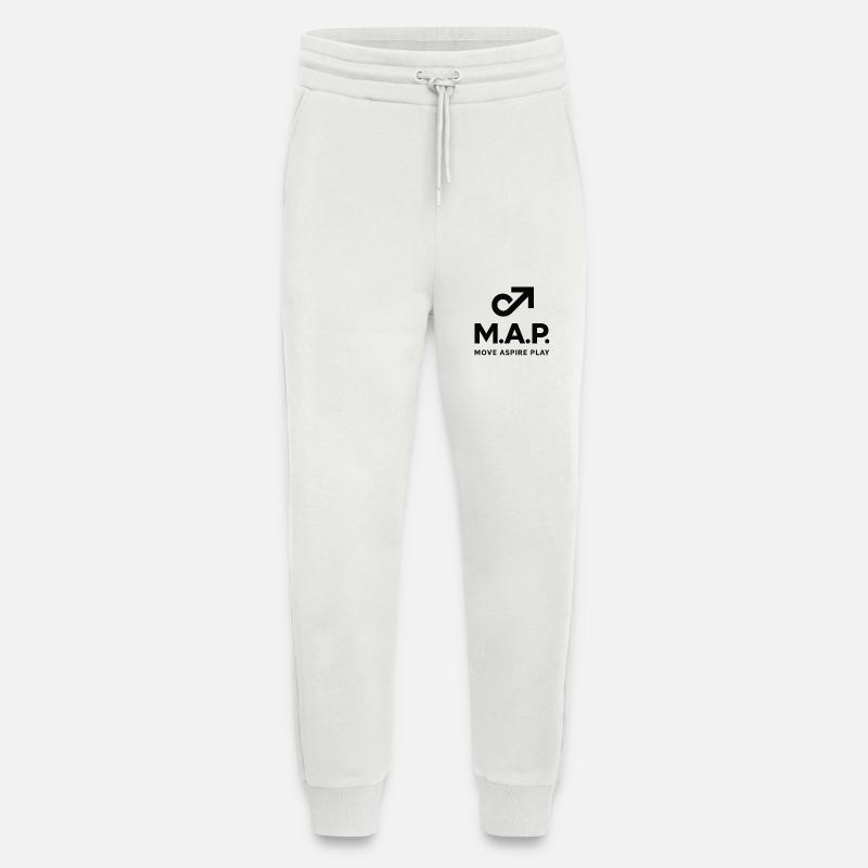 MAP MOVE ASPIRE PLAY - Jogging Pants - made by SPREAD  - OFF WHITE