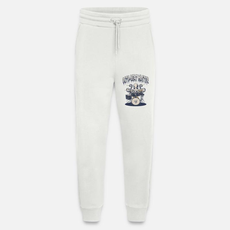 Octopus Beat Master Drummer - Jogging Pants - made by SPREAD  - OFF WHITE