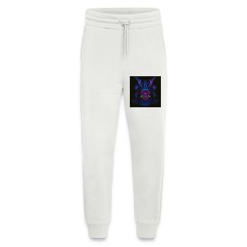 Neon Samurai Mask - Jogging Pants - made by SPREAD  - OFF WHITE - Front