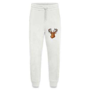 Winter deer with icicles - Jogging Pants - made by SPREAD  - OFF WHITE - Front