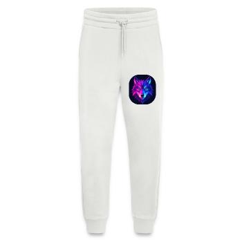 Lupus Wolf Neon Geopattern - Jogging Pants - made by SPREAD  - OFF WHITE - Front