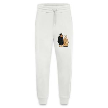Oma Karin mit dem Enkel - Jogginghose - made by SPREAD - OFF WHITE - Vorne
