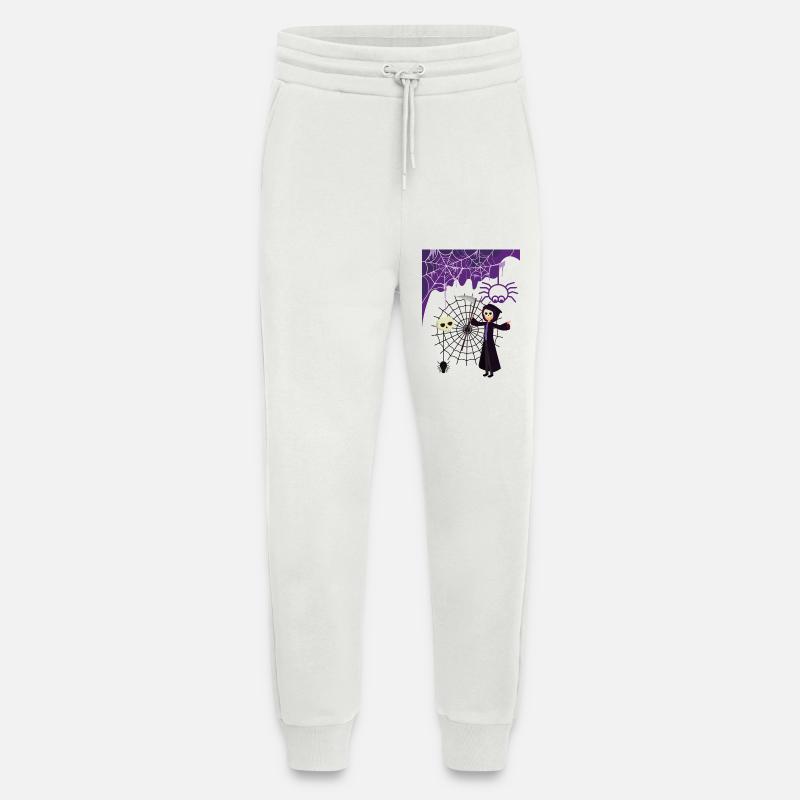 Grim Reaper im Spinnennetz - Jogginghose - made by SPREAD - OFF WHITE