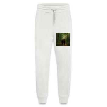 Sonnenstrahlen Bär im Wald - Jogginghose - made by SPREAD - OFF WHITE - Vorne