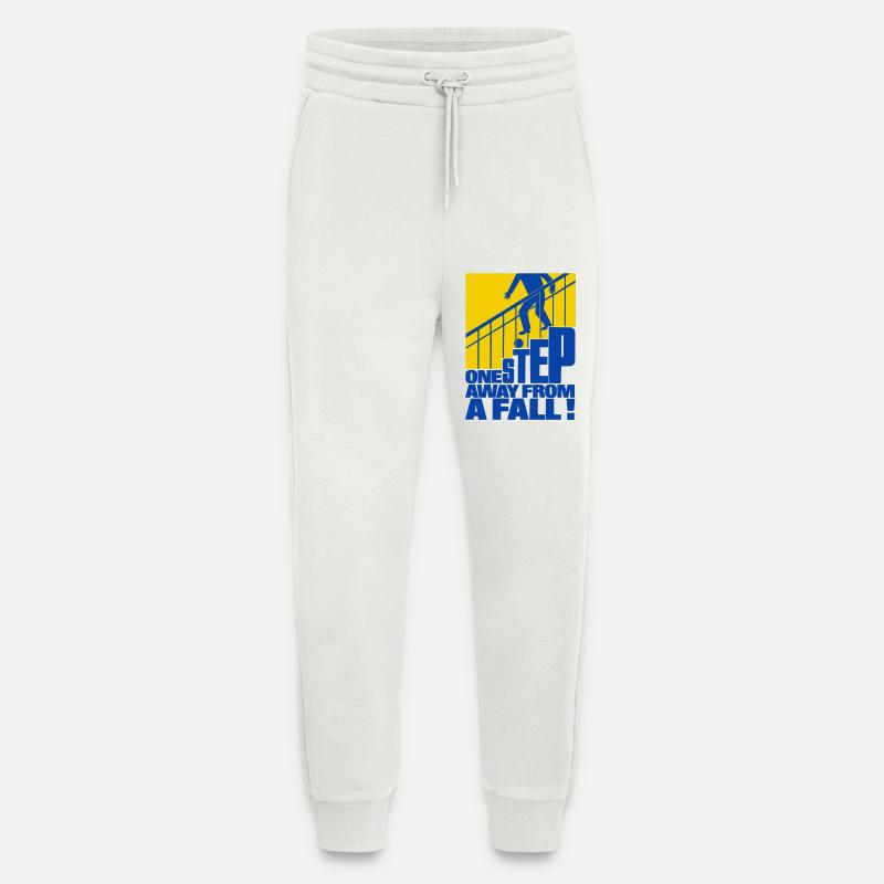 Nur einen Schritt vom Sturz entfernt - Jogginghose - made by SPREAD - OFF WHITE