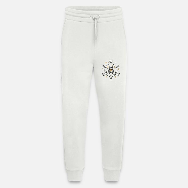 Kosmische Schneeflocke Sternenmond - Jogginghose - made by SPREAD - OFF WHITE