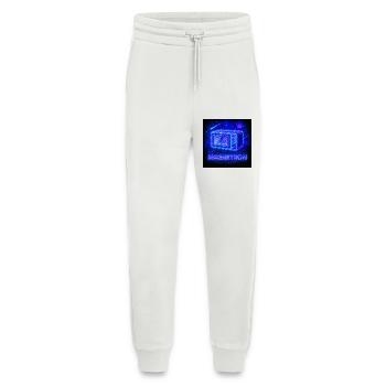 Micro-ondes néon Cosmos - Pantalon de jogging bio décontracté fabriqué en UE - OFF WHITE - Devant