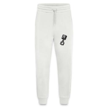 Monochrome industrial piston - Jogging Pants - made by SPREAD  - OFF WHITE - Front