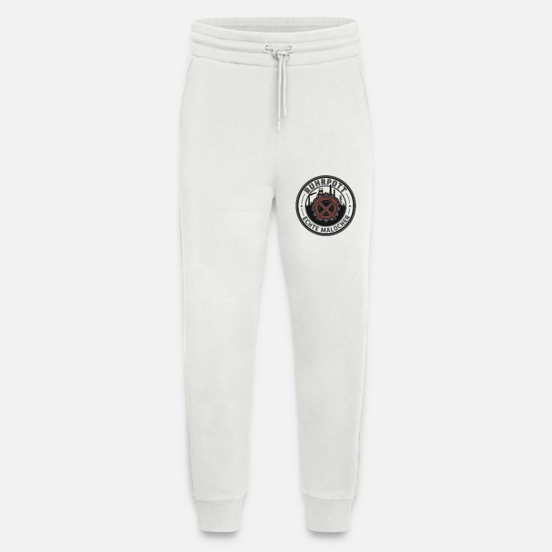 Ruhrpott Real Malocher Patch - Jogging Pants - made by SPREAD  - OFF WHITE