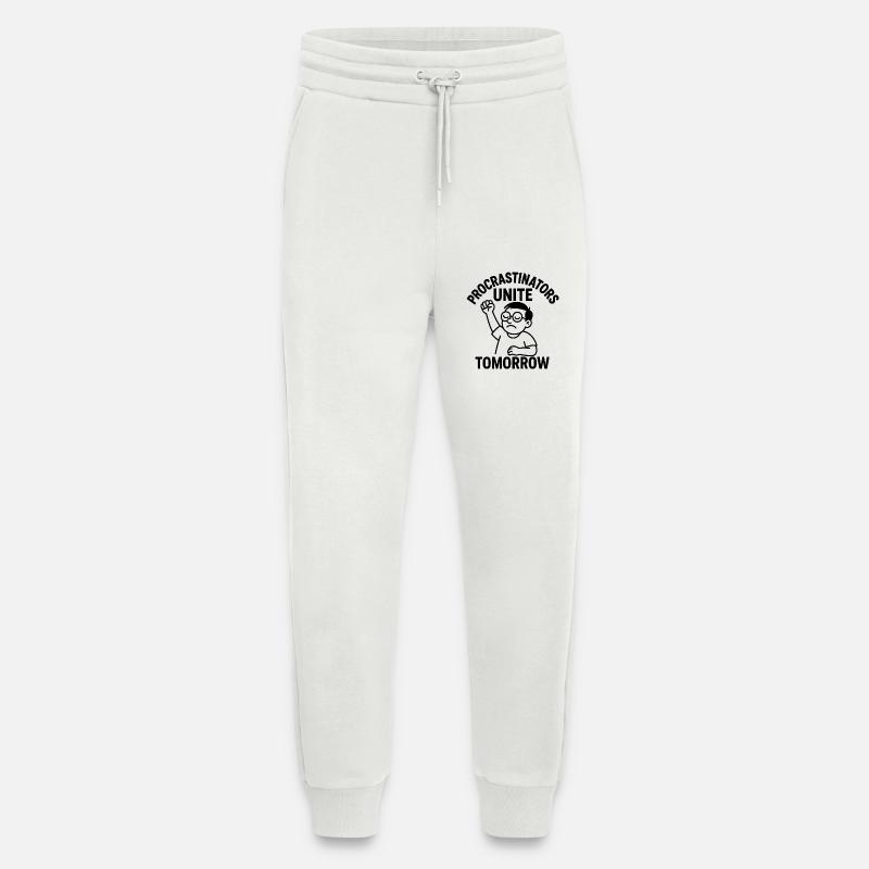 Prokrastination Unite Morgen - Jogginghose - made by SPREAD - OFF WHITE