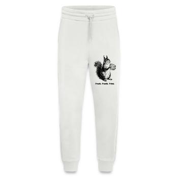 Peace, Joy, Franz Squirrel - Jogging Pants - made by SPREAD  - OFF WHITE - Front