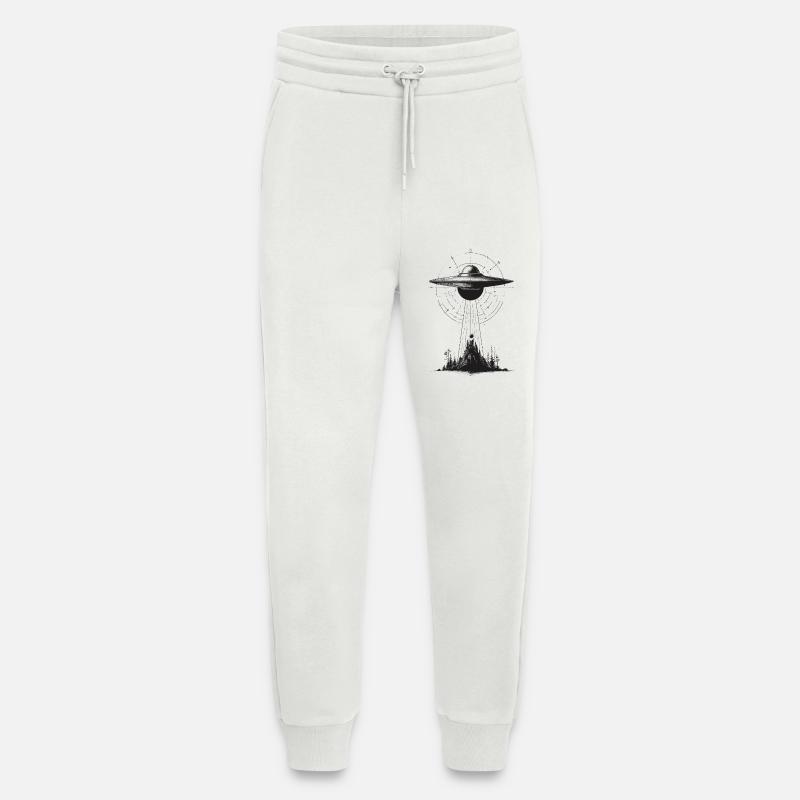 UAP-Landung über Wald - Jogginghose - made by SPREAD - OFF WHITE