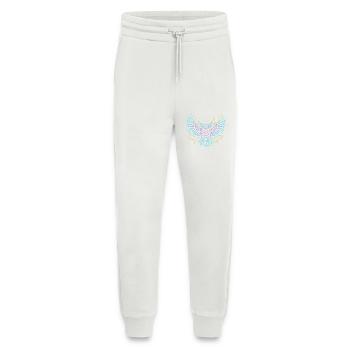 Neon Owl with Lightning Bolts - Jogging Pants - made by SPREAD  - OFF WHITE - Front