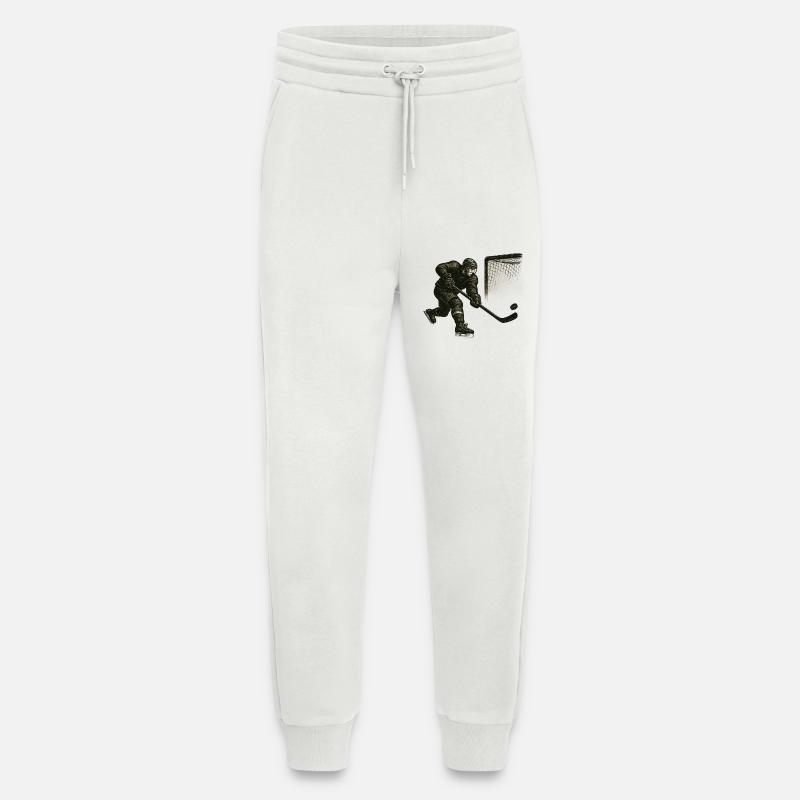 Torwart beim Hechtsprung Illustration - Jogginghose - made by SPREAD - OFF WHITE