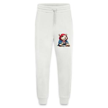 Gamer Sheep Hoodie Charm - Jogging Pants - made by SPREAD  - OFF WHITE - Front