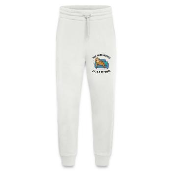 Not today, I'm lazy - Jogging Pants - made by SPREAD  - OFF WHITE - Front